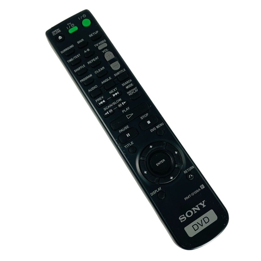 Sony RMT-D126A DVD Remote Control u DVP-NS300 NS300B NS300BX NS300D NS300S